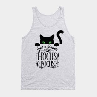 Cute Black Cat Halloween Hocus Pocus Tank Top